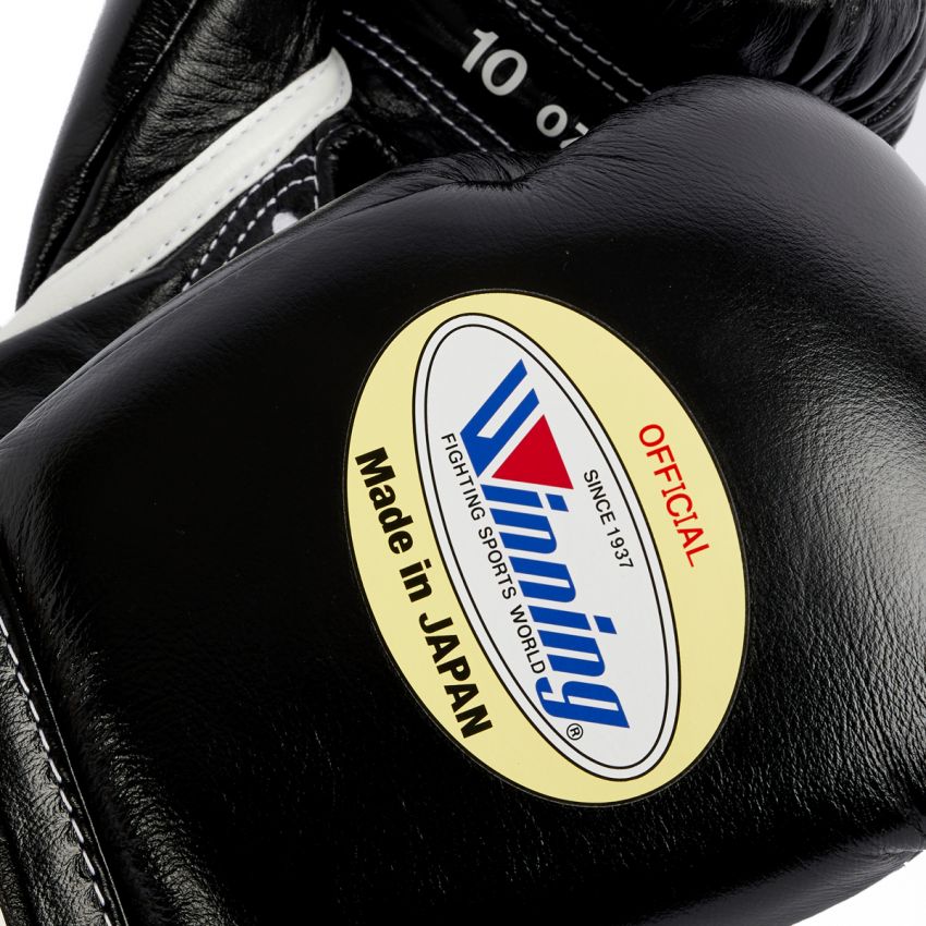WINNING JAPAN BOXING MS PRO CONTEST BOXING GLOVES - BLACK LACE